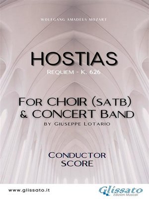 cover image of Hostias--Choir & Concert Band (score)